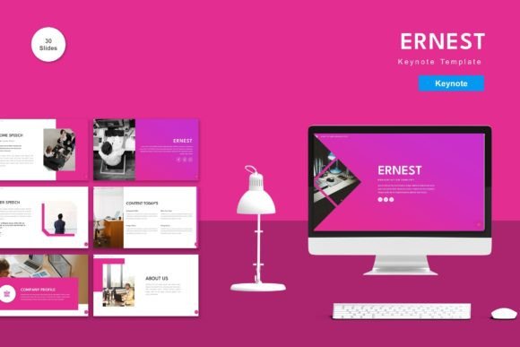 Ernest Keynote: A Versatile Template for Every Presenter
