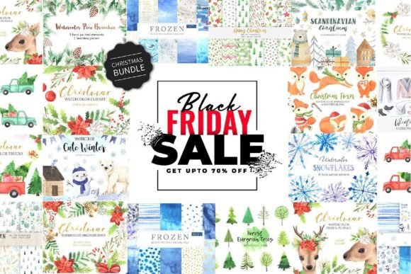 Evaluating the Watercolor Cute Christmas Clipart Bundle for Holiday Design Projects