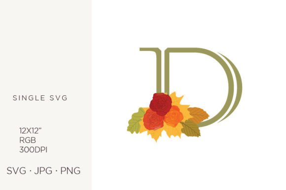 Rose Flowers As a Part of Letter D: A Strategic Asset for Brand Identity and Creative Planning