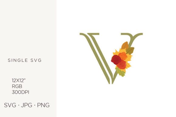 Rose Flowers As a Part of Letter V: A Strategic Asset for Brand Identity and Design