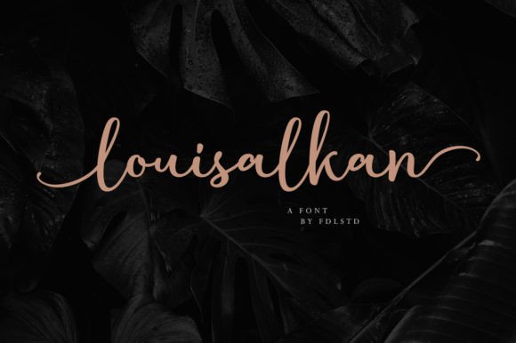Unlock Elegance with Louisalkan Script