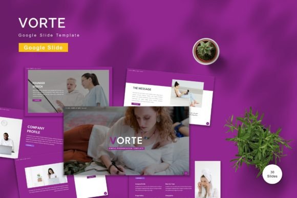 Vorte Google Slide Template: Premium Design